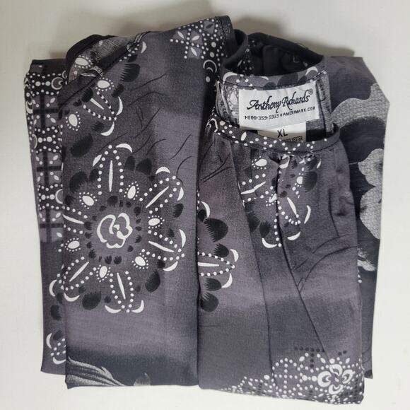 NWOT Anthony Richards Patio House Dress Size XL Sleeveless Button Straps Muumuu - Picture 10 of 10